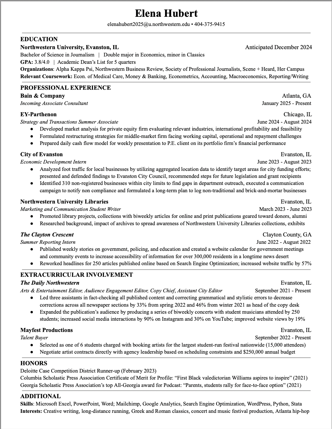 This is a screengrab of my resume.